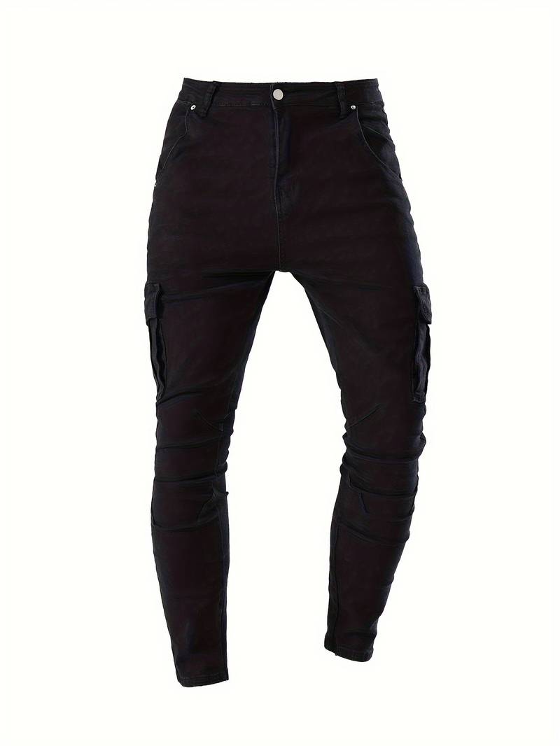 Men’s Slim Fit Workwear Cargo Jeans