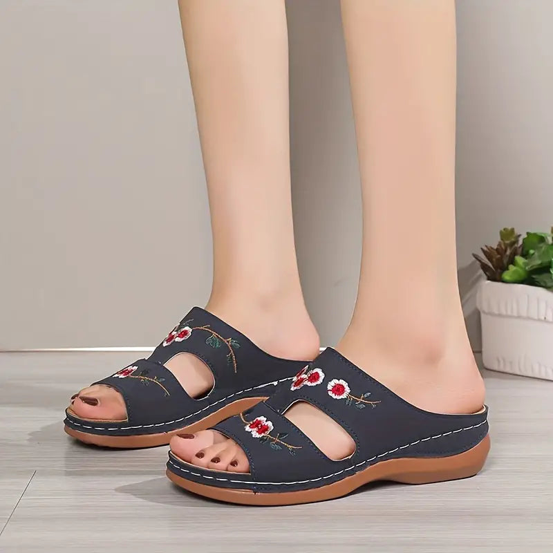 Floral Comfort Sandals