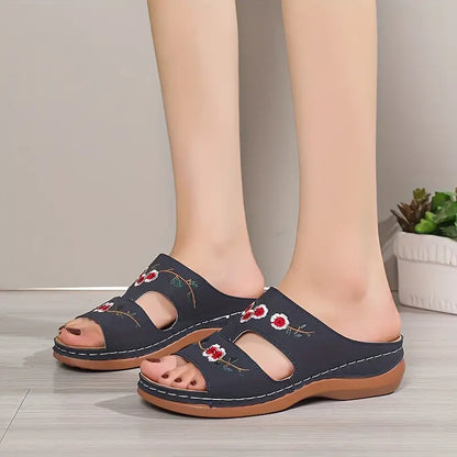 Floral Comfort Sandals