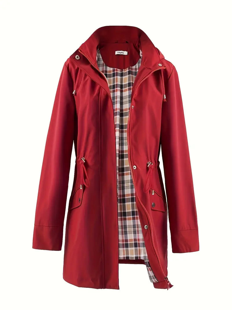 Chic Waterproof Women's Rain Jacket