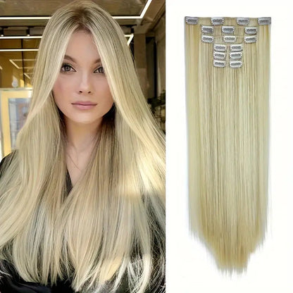 Women’s Clip-On Highlight Hair Extensions