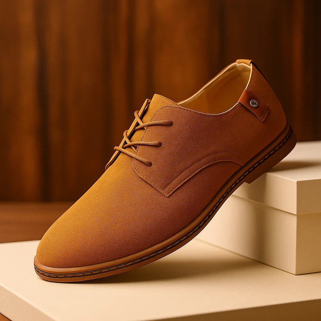 Men's Suede Look Casual Lace Up Shoes