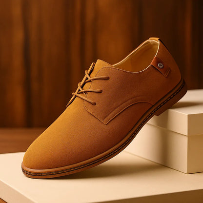 Men's Suede Look Casual Lace Up Shoes