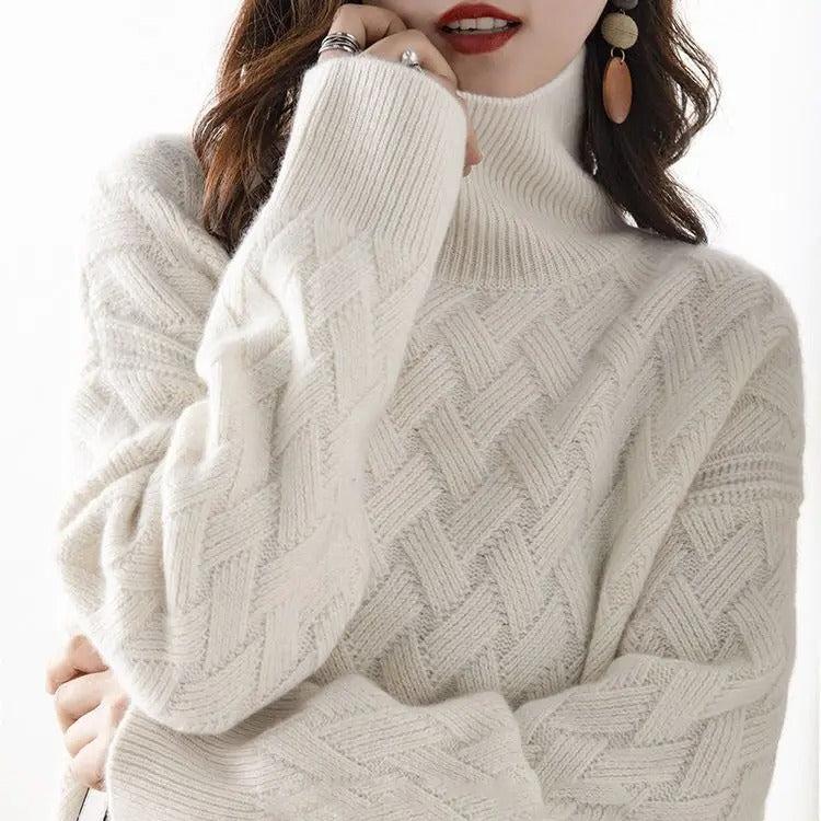 Chic Winter Cashmere-Like Sweater