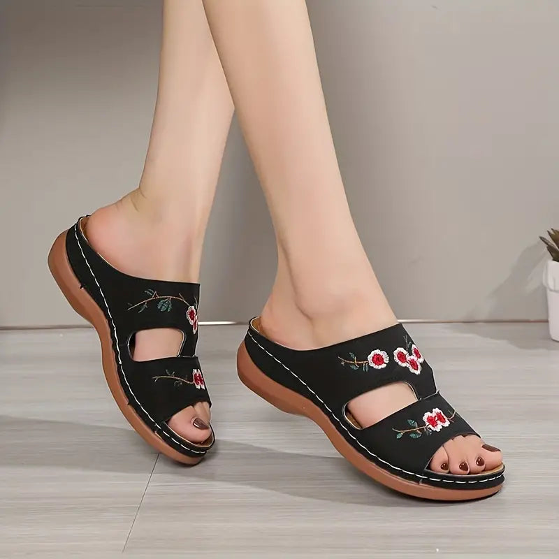 Floral Comfort Sandals