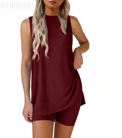 Women's Sleeveless Top & Shorts Set