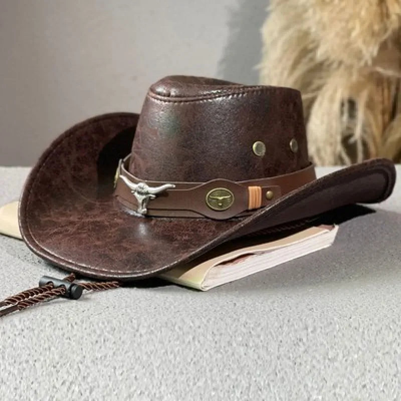 Men’s Western-Style Studded Cowboy Hat