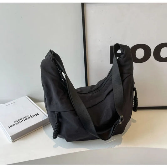 Women’s Multi-Pocket Nylon Crossbody Bag