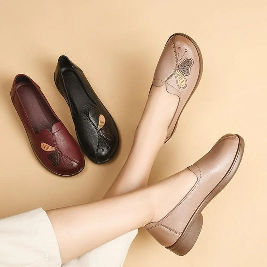Spring Shallow Mouth Casual Soft Sole Shoes