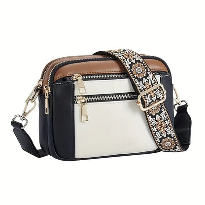 Women's Refined Leather-Look Shoulder Bag