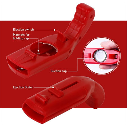 Bottle Cap Pop & Launch Opener Gadget