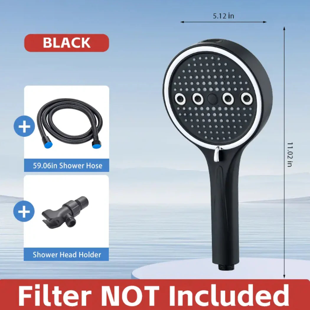6-Mode High-Pressure Handheld Shower Set