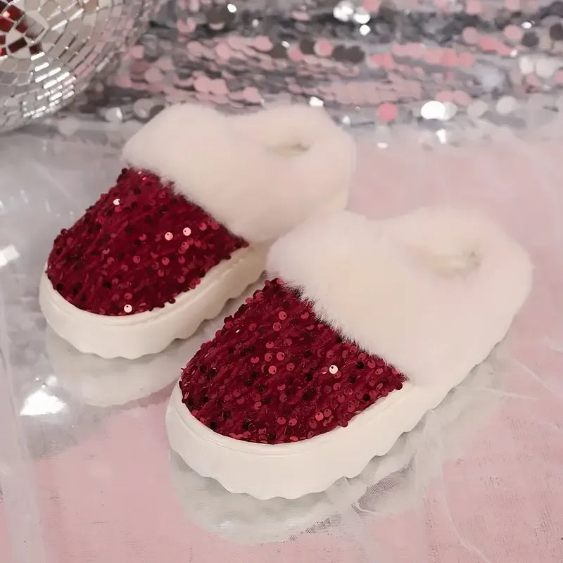 Women's Orthopaedic Plush Indoor Slippers