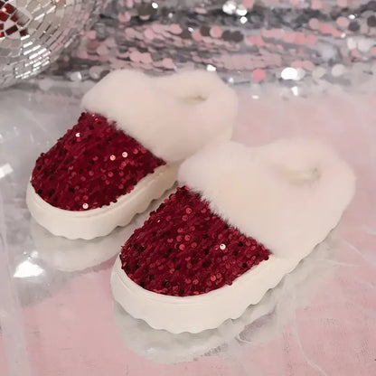 Women's Orthopaedic Plush Indoor Slippers