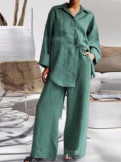 Relaxed Two-Piece Cotton Set