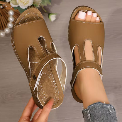 Women's Cut-Out Wedge Comfort Sandals