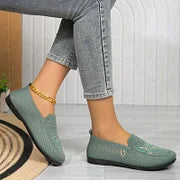 Women’s Breathable Mesh Floral Slip-On Comfort Shoes