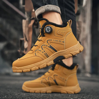 Men’s Waterproof Grip Winter Work Trainers