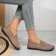 Women’s Breathable Mesh Floral Slip-On Comfort Shoes