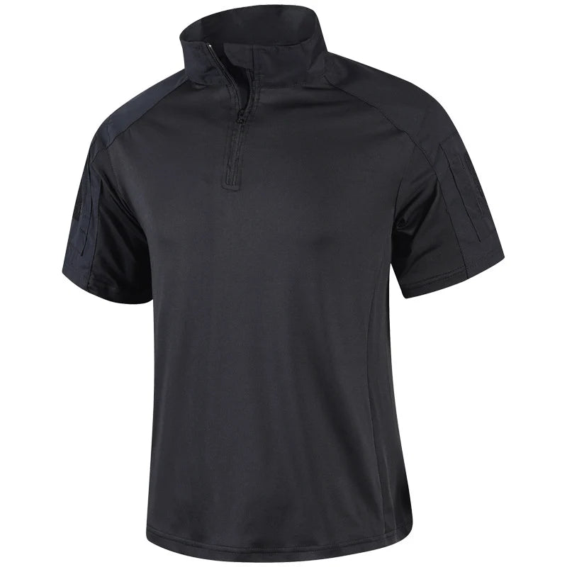 Men’s Short-Sleeve Tactical Quarter-Zip Top