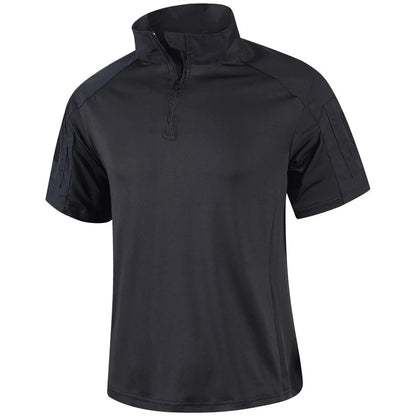 Men’s Short-Sleeve Tactical Quarter-Zip Top