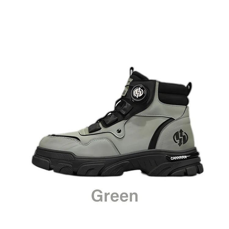 Men’s Swivel-Buckle Waterproof Grip Work Shoes