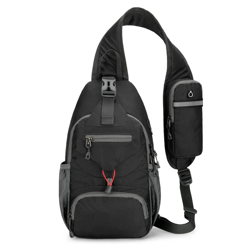 Multi-Pocket Travel Sling Bag