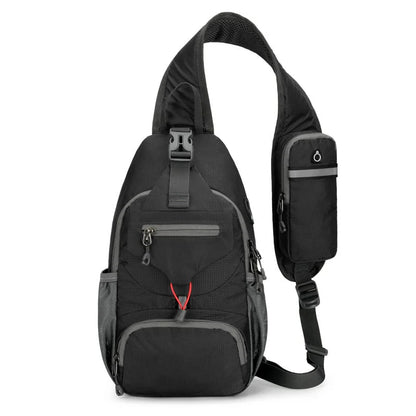Multi-Pocket Travel Sling Bag