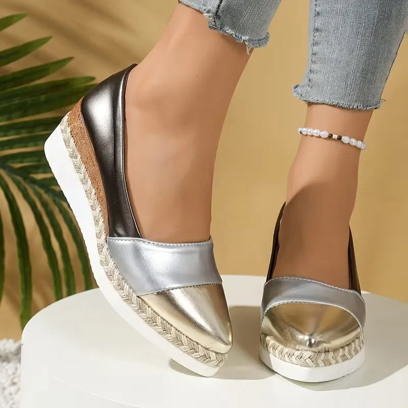 Women’s Pointed Toe Platform Support Loafers