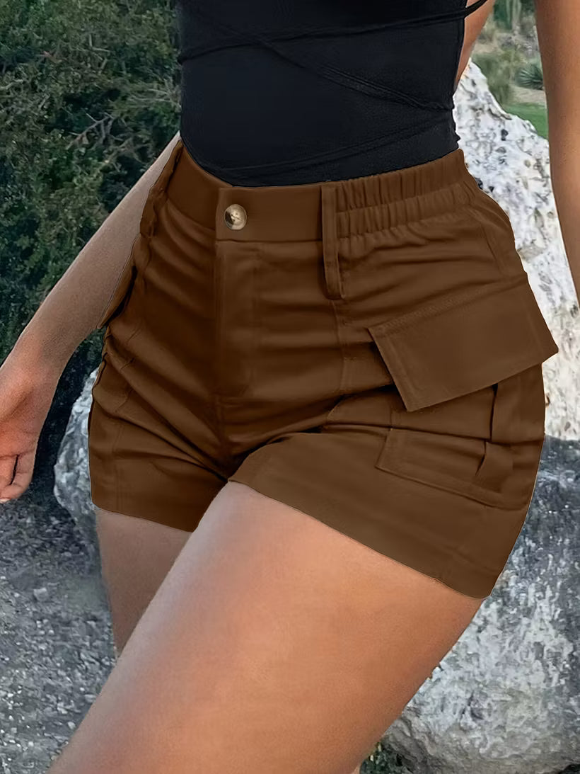 Women’s High-Waisted Cargo Shorts
