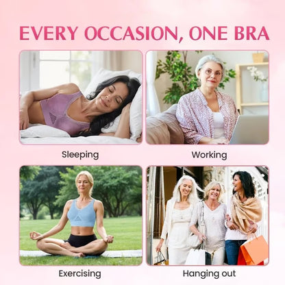 Breathable Wire-Free Comfort Bra