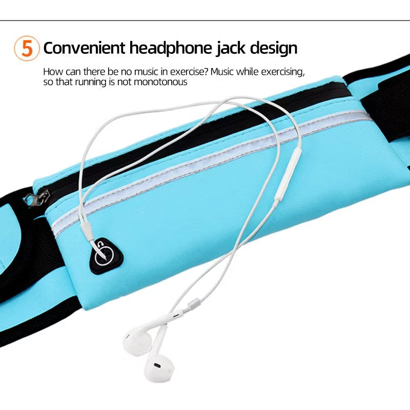 Running Waist Bag with Bottle Holder