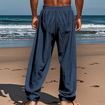 Men’s Relaxed Fit Straight Leg Casual Trousers