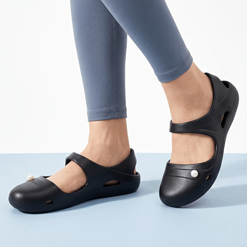 Women's Pearl Accent Summer Slides