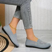 Women’s Breathable Mesh Floral Slip-On Comfort Shoes