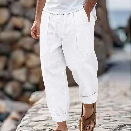 Men’s Loose-Fit Drawstring Trousers
