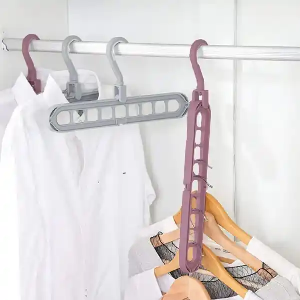 9-in-1 Space-Saving Multi-Position Wardrobe Hanger