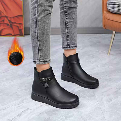Women’s Winter Side-Zip Furry-Lined Comfort Boots