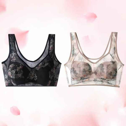 Women’s Ice Silk Lace Cooling Comfort Bra