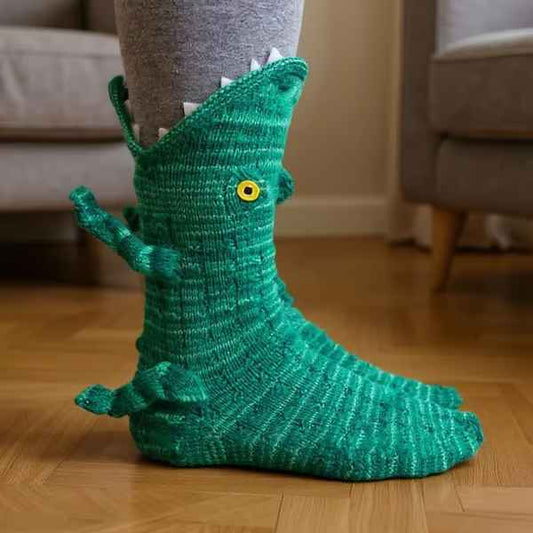 Cosy 3D Knit Animal Novelty Socks