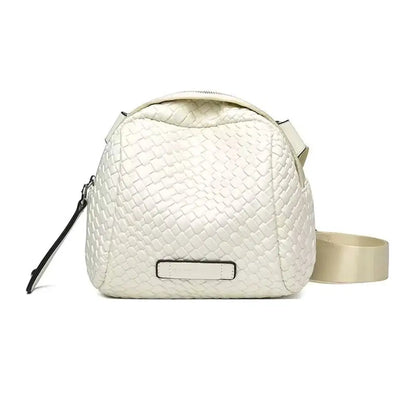 Hand Weaving Cowhide Shell Bag