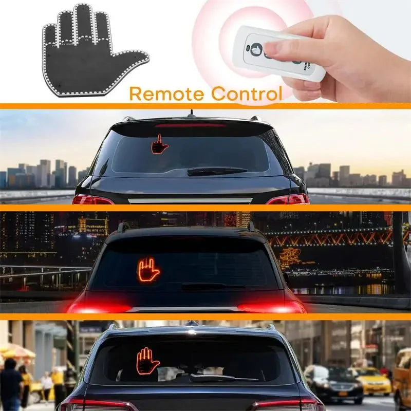LED Gesture Display Car Window Sign