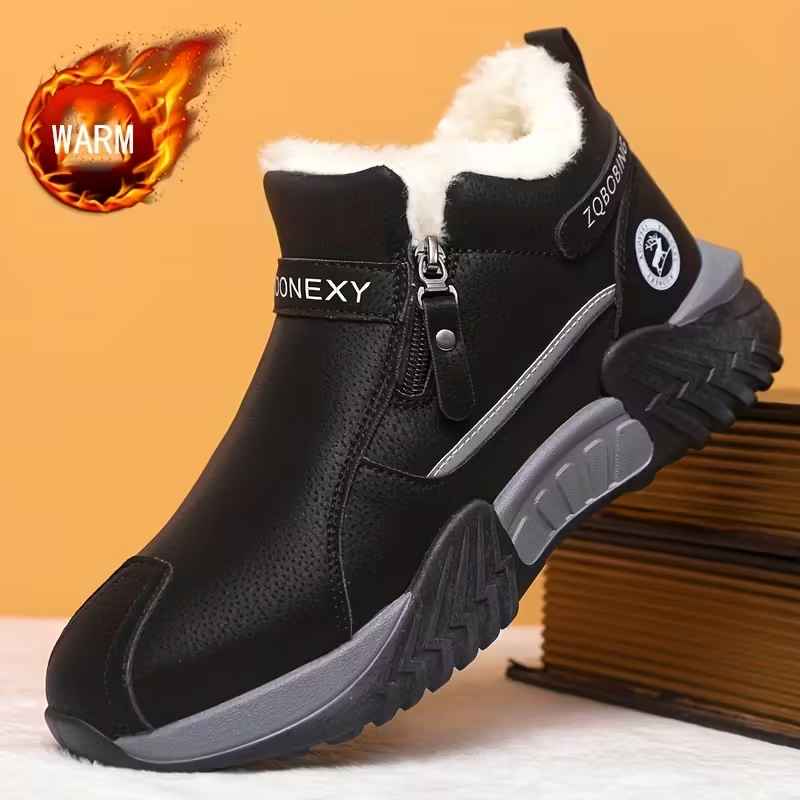 Men’s Insulated Pull-On Winter Snow Boots