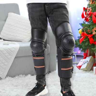 Thermal Fleece-Lined Windproof Motorcycle Knee Pads