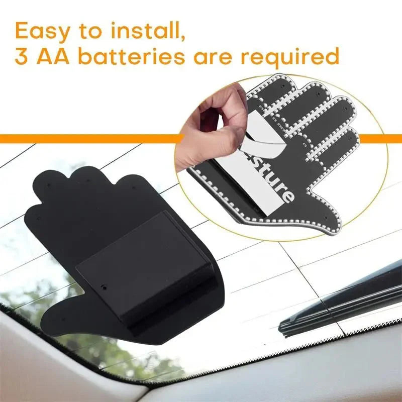 LED Gesture Display Car Window Sign