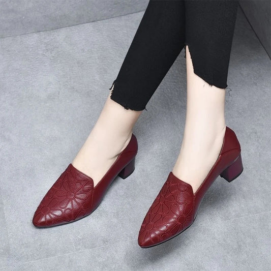 Soft Embroidered Heels
