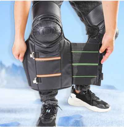 Thermal Fleece-Lined Windproof Motorcycle Knee Pads