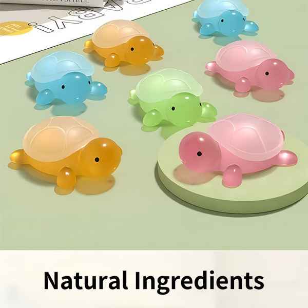 Handmade Turtle-Shaped Essential Oil Soap for Children