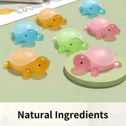 Handmade Turtle-Shaped Essential Oil Soap for Children