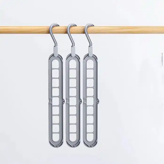 9-in-1 Space-Saving Multi-Position Wardrobe Hanger